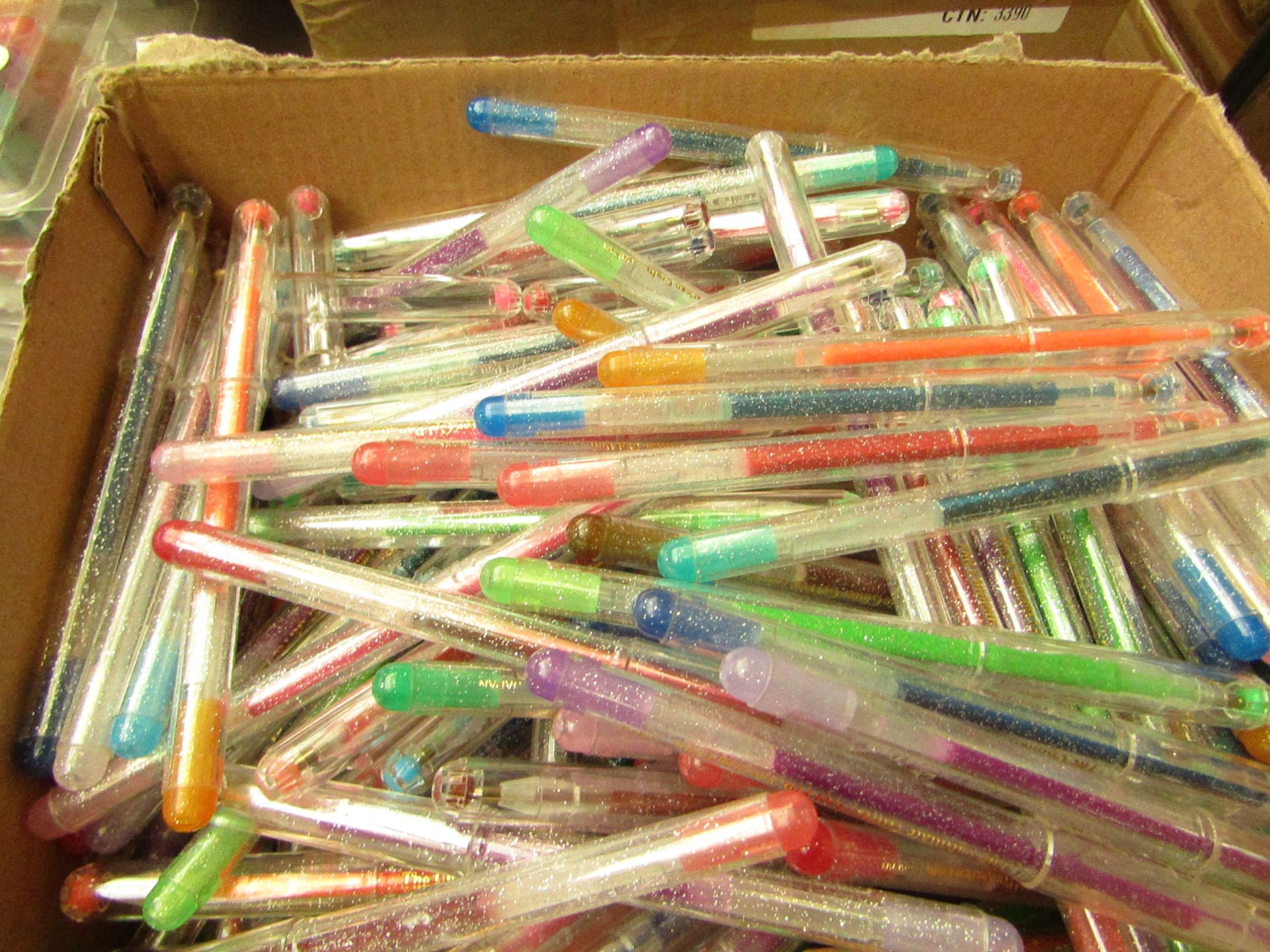 20 x various Coloured Glitter Gel Pens new picked randomly