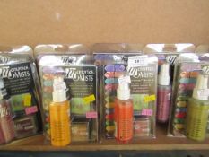 9 x various Colours Memories Mists Sets with 2oz Mist Sprays & 1 x Inkcube RRP £5 all new &