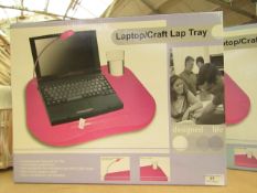 Designed4Life Pink Laptop/Craft Tray new & packaged
