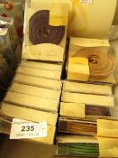 24 x various Natural Fragrance Scented Incense Coils new & packaged