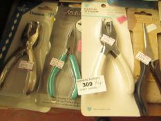 4 x various Craft & Jewellery Tools new & packaged see image