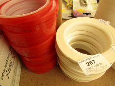 44 x Roll of various sized Double Sided Craft Tapes new