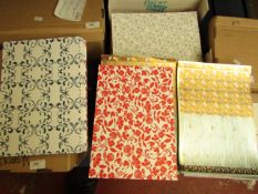 Box containing various Brands 762 A4 Patterned Paper/Cards various designs new