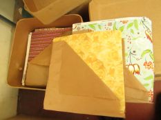 box containing various Brands 1,382 Scrapbook Papers 65 various designs new