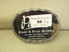 4 x Palette Stamp & Stick Gluepad for Metal Leaf, Glitter & Chalks RRP £6.49 each new & sealed