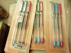 7 x packs of 3 per pack Joy Crafts Gel Pens new & packaged