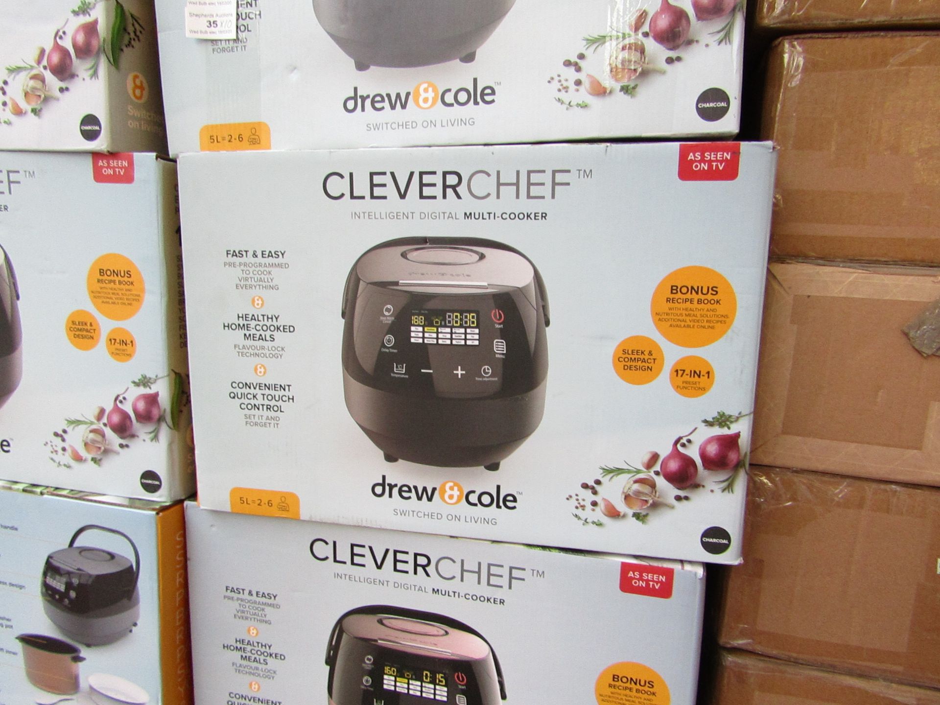 | 10x | DREW&COLE CLEVERCHEF | UNCHECKED AND BOXED | NO ONLINE RE-SALE | SKU C5060541511682 | RRP £