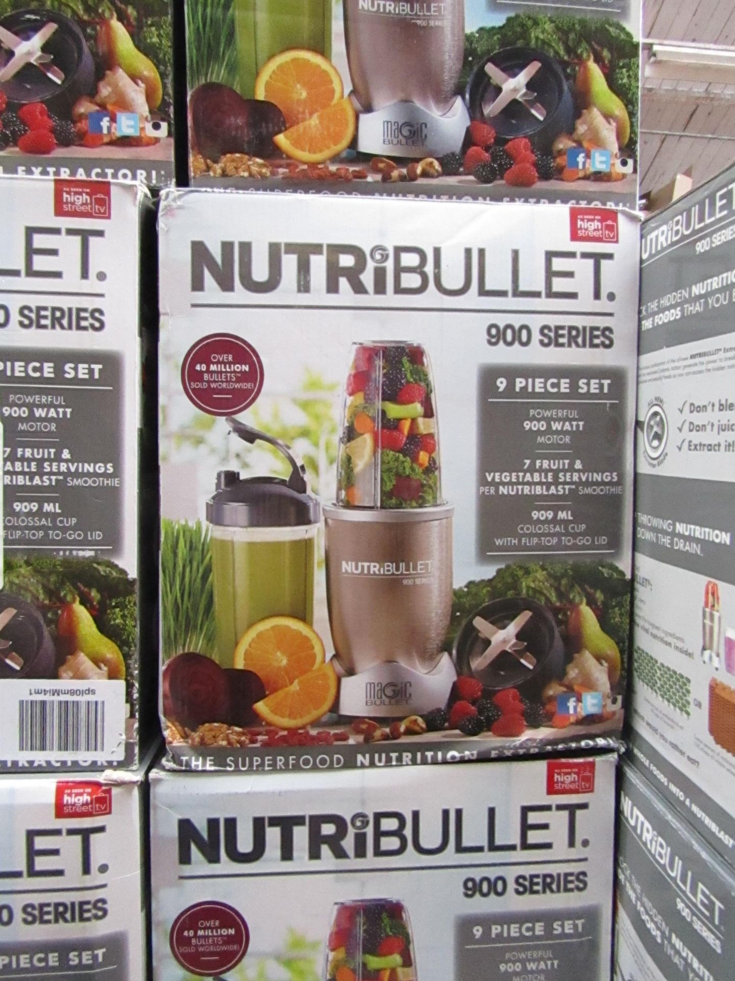 | 10x | NUTRI BULLET 900 SERIES| UNCHECKED,BOXED |NO ONLINE RE SALE | SKU C5060191467353 | RRP £79.