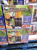 | 7X | NUTRIBULLET RX | UNCHECKED AND BOXED | NO ONLINE RE-SALE | SKU C5060191461238 | RRP £129.99 |