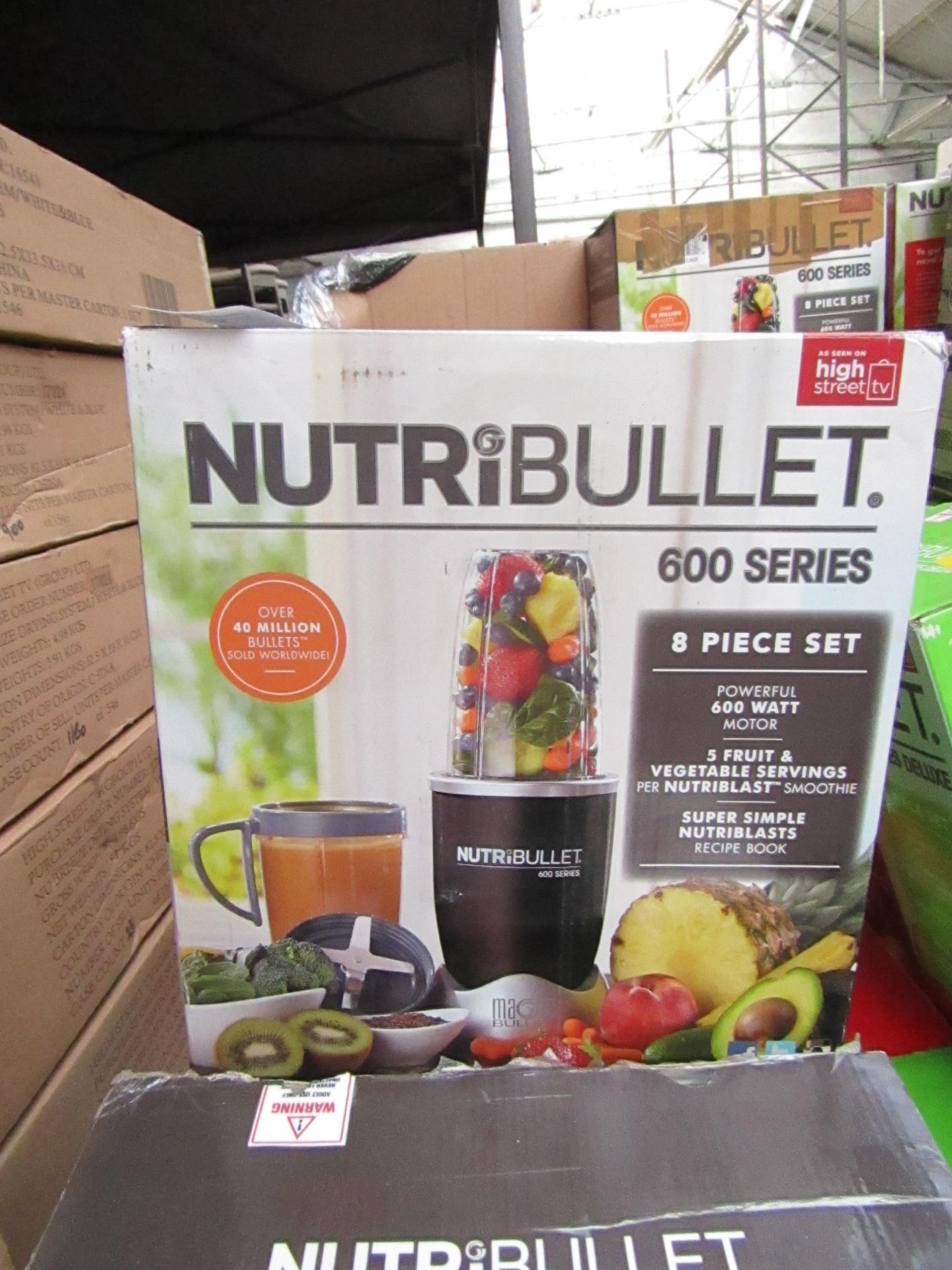 | 10X | NUTRIBULLET 600 SERIES | UNCHECKED AND BOXED | NO ONLINE RE-SALE | SKU C5060191467346 |