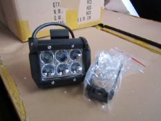 5x LED Security lights, new and boxed