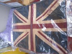 2x Union Jack Cushion Cover 21 x 27in, new and packaged.