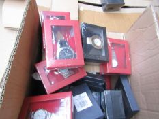 10x Antonio Micheal wrist watches, unused and boxed, please note these will be picked at random