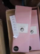 Santuary Single Deep Box 100% Cotton Blush fitted Sheet, new