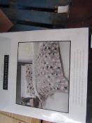 Sanctuary Bailey multi coloured Double Reversible Duvet Set,100 % Cotton RRP £59.99 New & Packaged