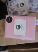 Santuary Pair of Blush 100% Cotton Pillow cases, new