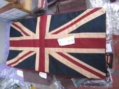 2x Union Jack Cushion Cover 30 x 15in, new and packaged.