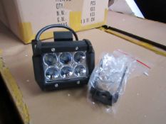 5x LED Security lights, new and boxed