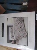 Sanctuary Bailey multi coloured King Reversible Duvet Set,100 % Cotton RRP £69.99 New & Packaged