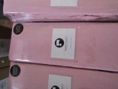 Santuary Super King Deep Box 100% Cotton Blush fitted Sheet, new