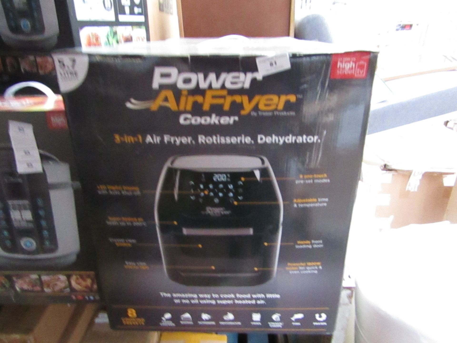 | POWER AIR FRYER COOKER 5.7L | REFURBISHED AND BOXED | NO ONLINE RE-SALE | SKU C5060541510937 | RRP