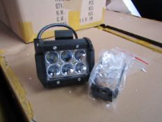 5x LED Security lights, new and boxed