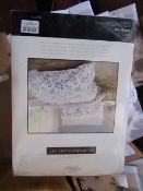 Sanctuary Elissia Mono Superking Reversible Duvet Set,100 % Cotton RRP £79.99 New & Packaged