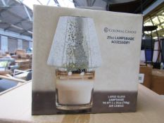 2x Colonial Candle 25oz Lamp shade accessory for Jar candles, new and boxed, please note this does