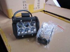 5x LED Security lights, new and boxed