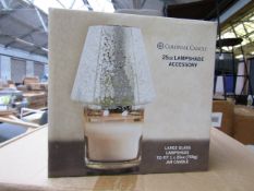 2x Colonial Candle 25oz Lamp shade accessory for Jar candles, new and boxed, please note this does