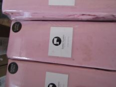 Santuary Super King Deep Box 100% Cotton Blush fitted Sheet, new