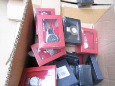 10x Antonio Micheal wrist watches, unused and boxed, please note these will be picked at random