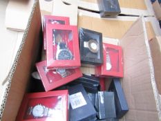 10x Antonio Micheal wrist watches, unused and boxed, please note these will be picked at random