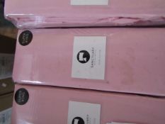 Santuary Super King Deep Box 100% Cotton Blush fitted Sheet, new