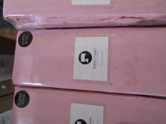 Santuary Super King Deep Box 100% Cotton Blush fitted Sheet, new