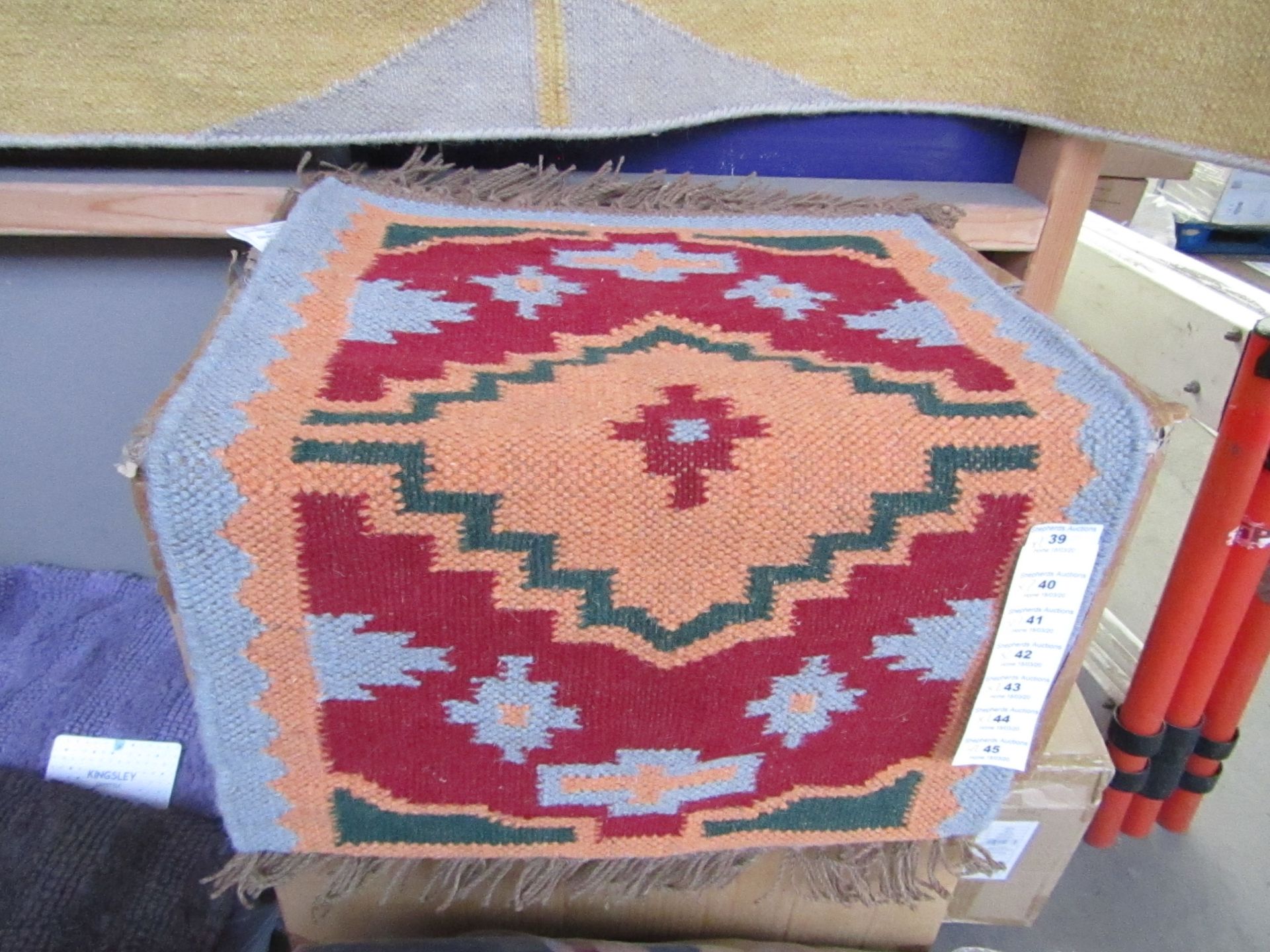 Kilem rug 16 x 24, new.