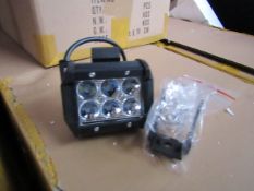 5x LED Security lights, new and boxed