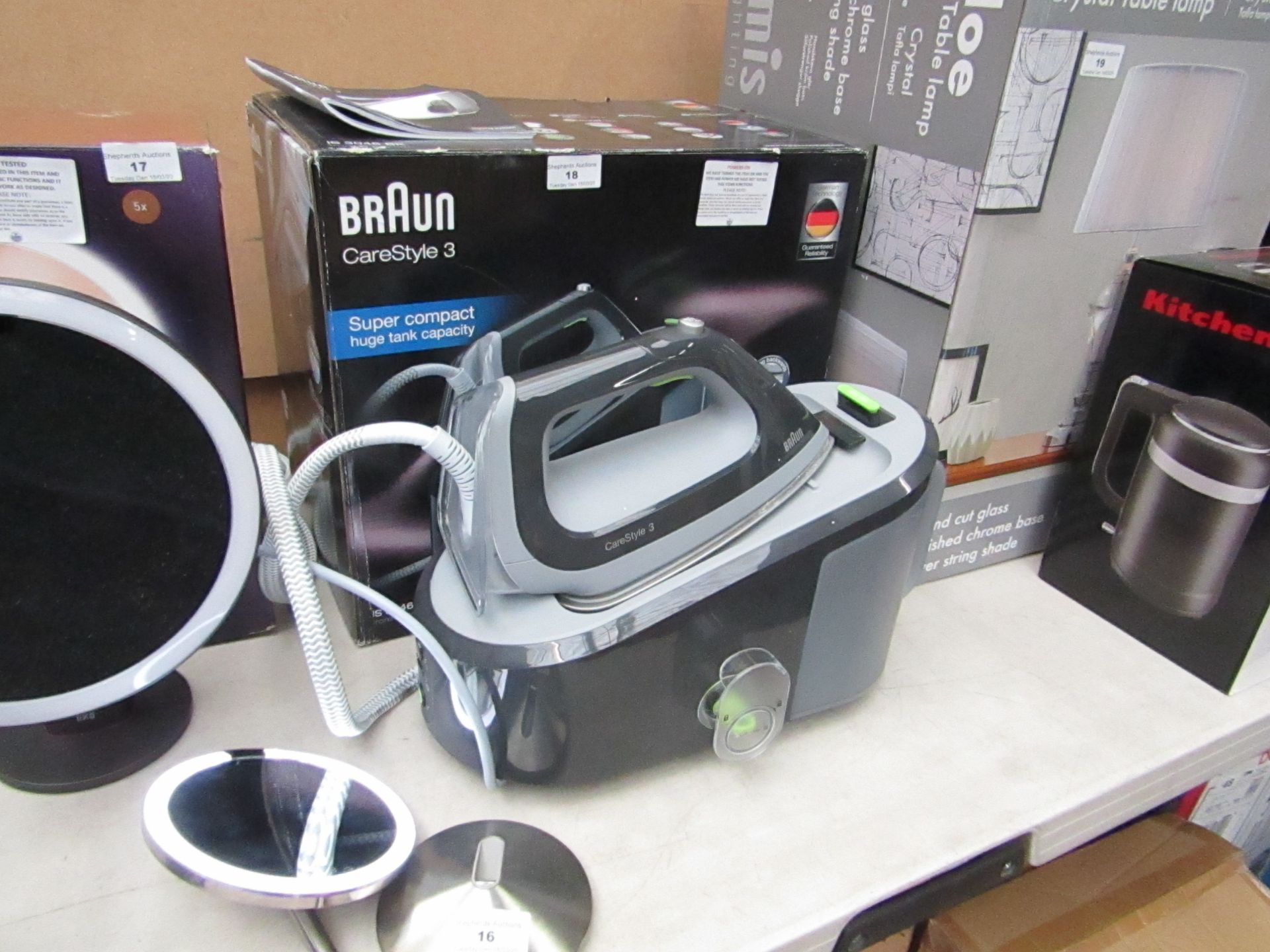 Braun - CareStyle 3 Ironing System - Powers On. RRP CIRCA £160.