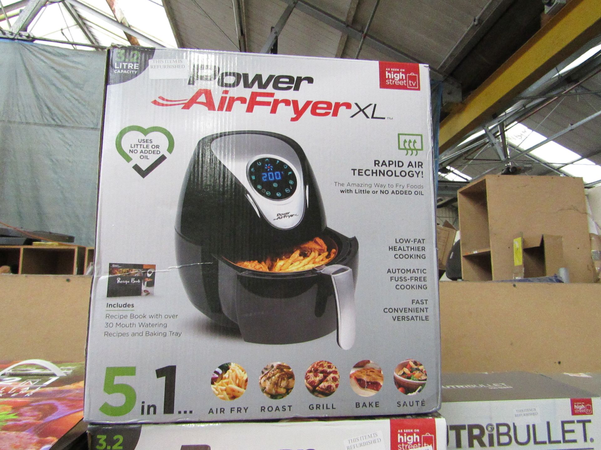 | 1x | POWER AIR FRYER XL 3.2L | REFURBISHED AND BOXED | NO ONLINE RE-SALE | SKU C5060191465366 |