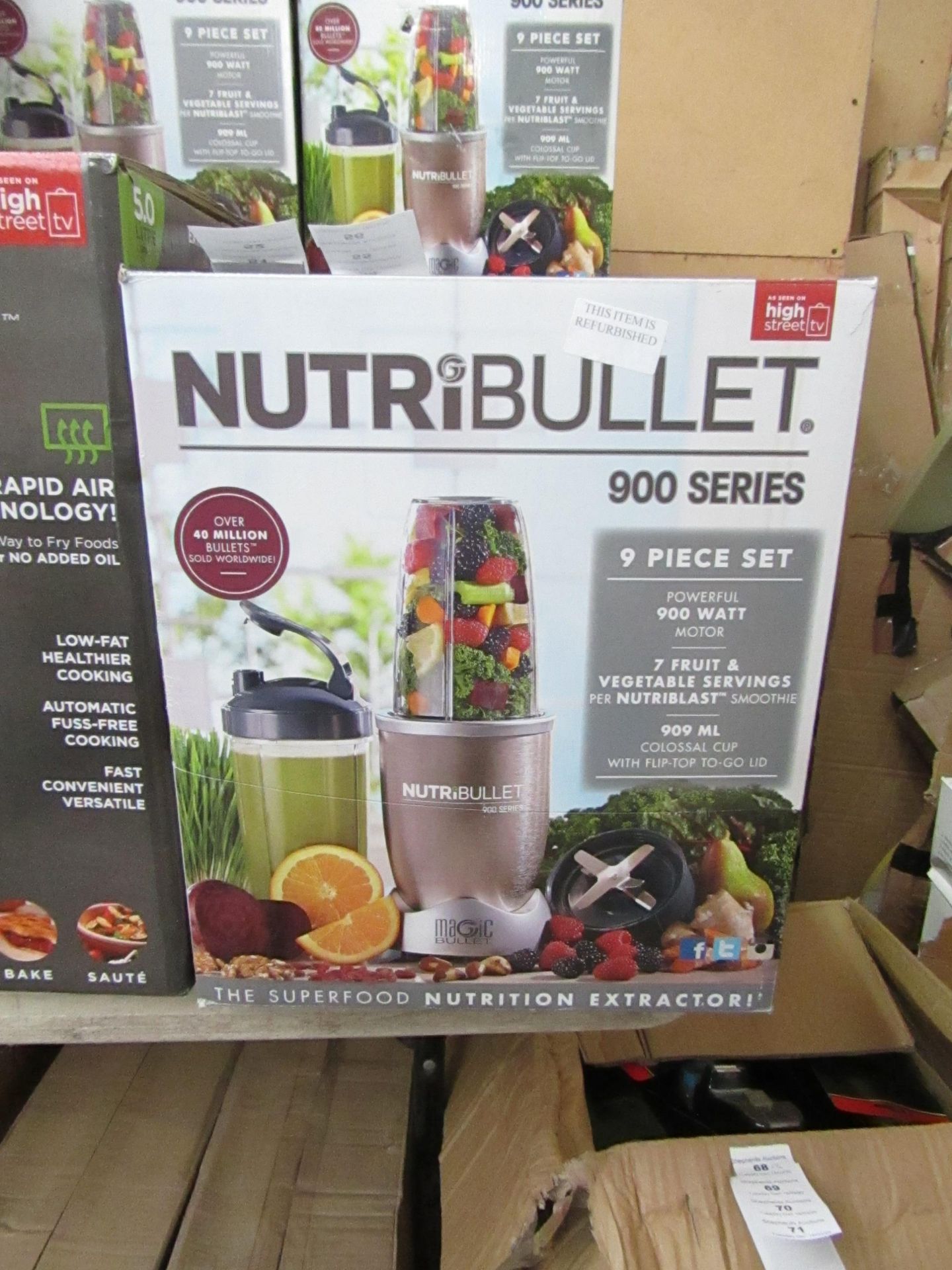 | 1x | NUTRIBULLET 900 SERIES | REFURBISHED AND BOXED | NO ONLINE RE-SALE | SKU C5060191467353 | RRP