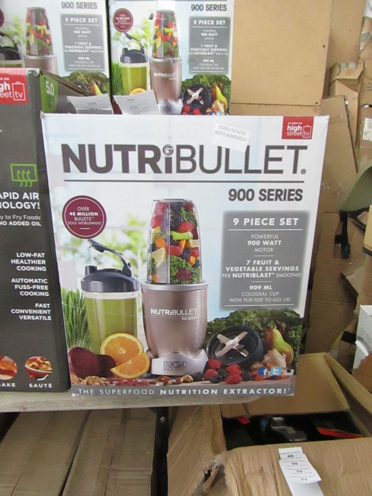 | 1x | NUTRIBULLET 900 SERIES | REFURBISHED AND BOXED | NO ONLINE RE-SALE | SKU C5060191467353 | RRP