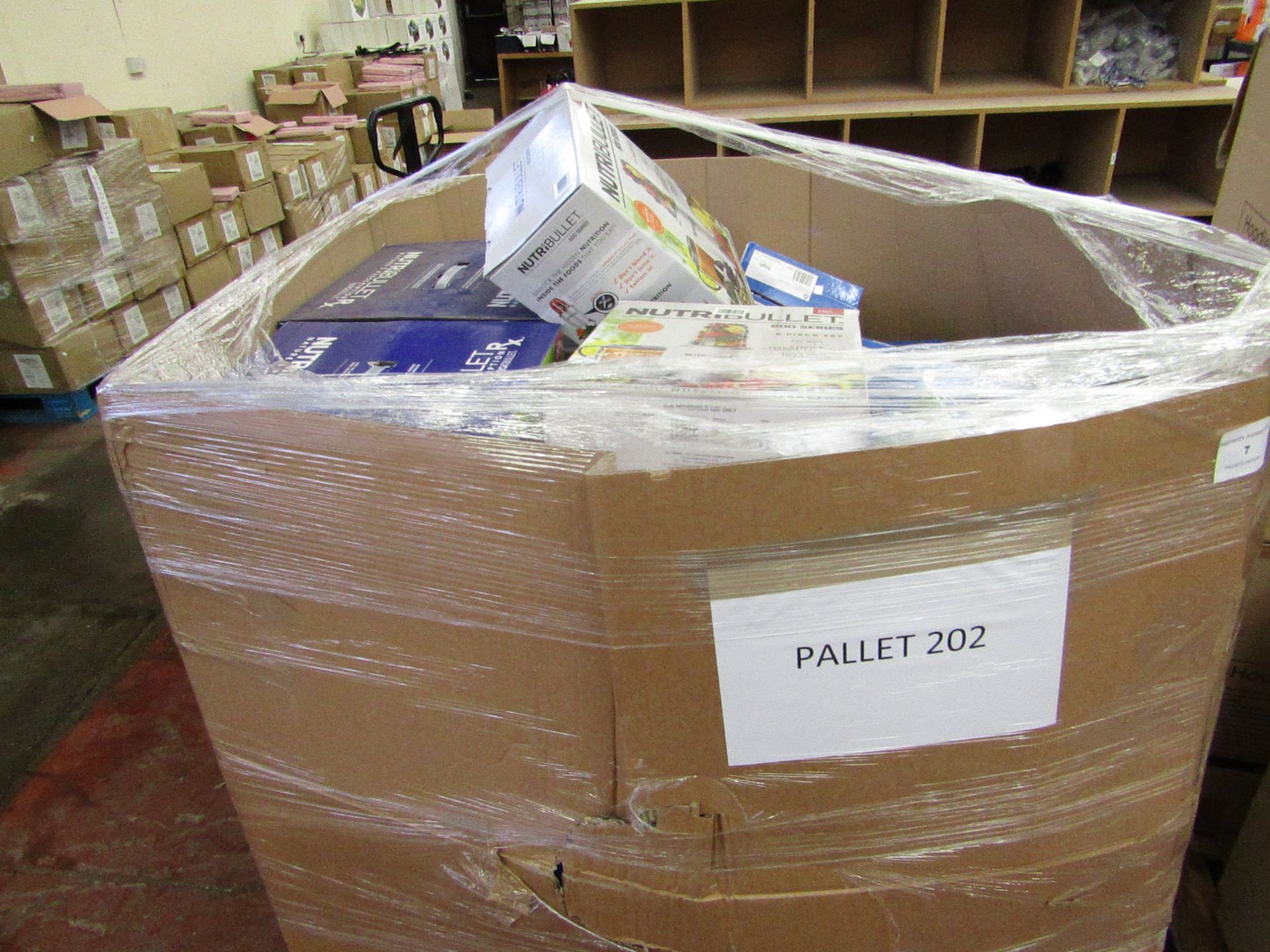 | APPROX 75X | THE PALLET CONTAINS XHOSES, NUTRI BULLET RX'S AND MORE | BOXED AND UNCHECKED | NO