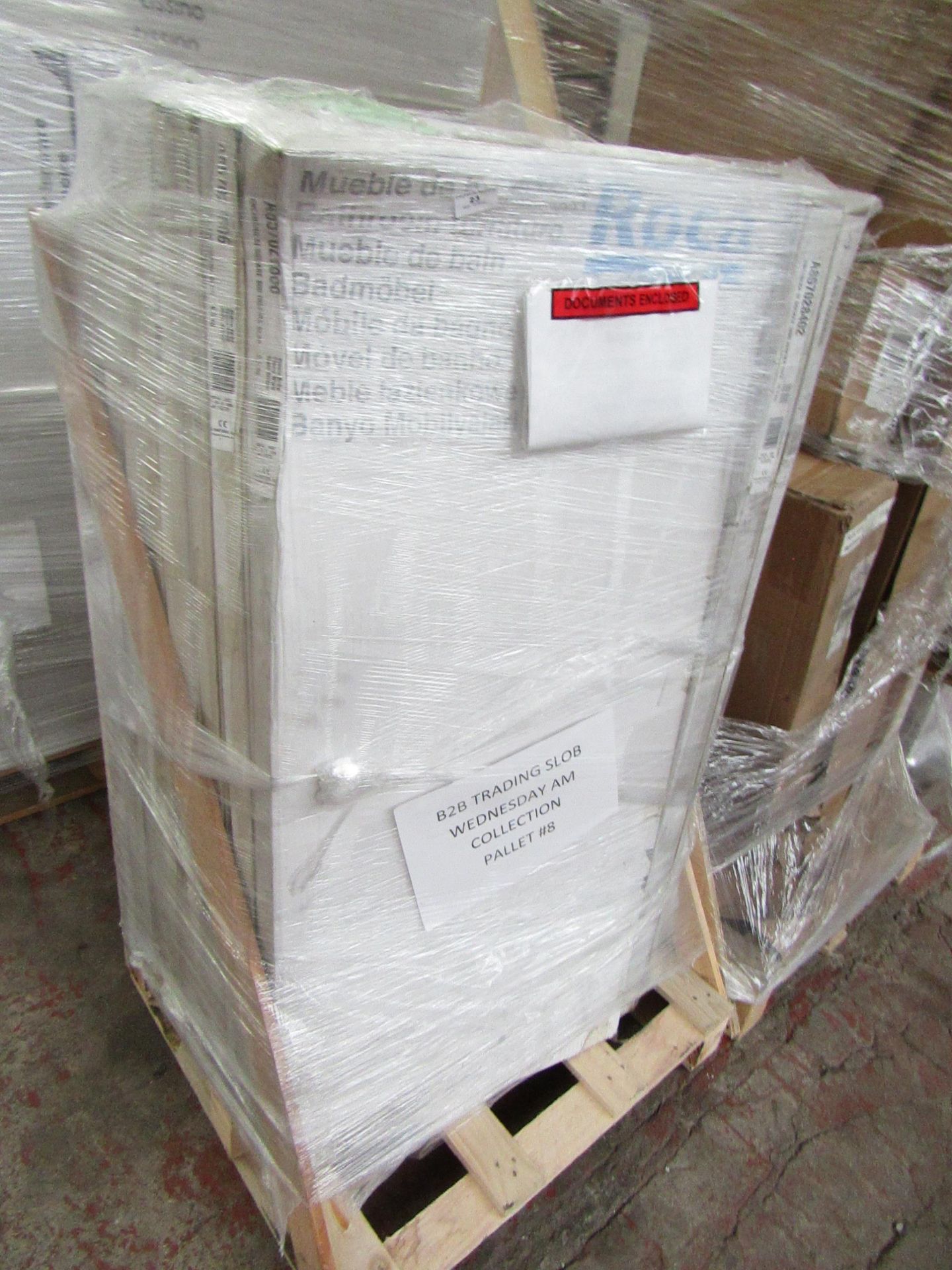 Pallet of 11x Roca Inspira 800x498 counter tops, new and boxed