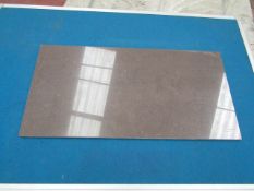 10x Packs of 6, 300x600 Vitra Microtec Moka K873473 Porcelain Gloss finish tiles, new