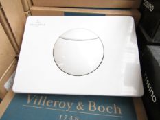 Villeroy and Boch flush plate, new and boxed.