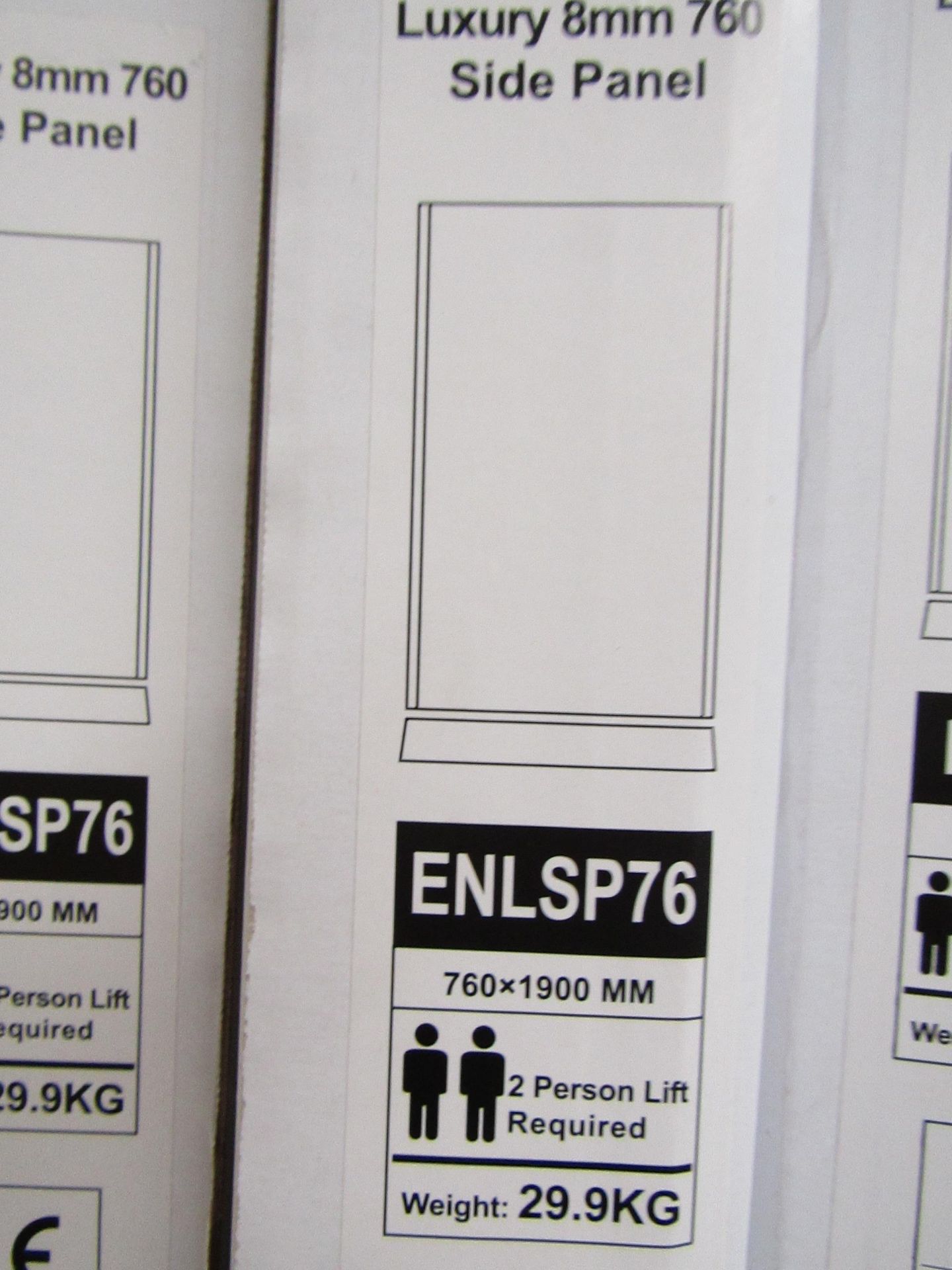 Luxury 8mm 760 side panel ENLSP76, new and boxed. RRP œ143. - Image 2 of 2