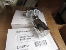 Tissino wall mounted shower body jets, new and boxed