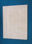 12x Packs of 10 Wickes 360x275 Crema Marfil Satin Scored wall tiles, new. Each pack is RRP £16.99