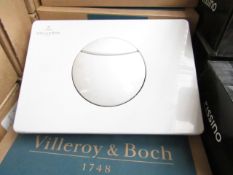 Villeroy and Boch flush plate, new and boxed.