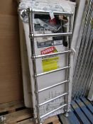 Carisa Victoria Chrome 500x1340 radiator, with box, RRP £590, please read lot 0.